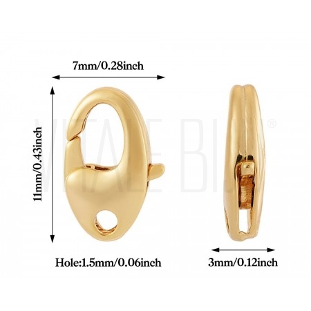 Fecho Lagosta Premium em Latão...