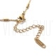 Fio Elo Torcido com Tubos 1.5mm - Aço Inox 304 Dourado