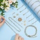 Kit DIY para Colares em Aço Inoxidável 304 Dourado - 10 Correntes + 6 Pendentes Kit DIY para Colares em Aço Inoxidável 304 Dourado - 10 Correntes + 6 Pendentes