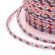 Fio Polycotton Acabamento Metálico 1.5mm - PINK AZUL MIX Fio Polycotton Acabamento Metálico 1.5mm - PINK AZUL MIX