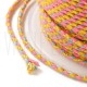 Fio Polycotton Acabamento Metálico 1.5mm - ROSA FLUOR MIX Fio Polycotton Acabamento Metálico 1.5mm - ROSA FLUOR MIX