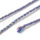 Fio Polycotton Acabamento Metálico 1.5mm - AZUL MÉDIO MIX Fio Polycotton Acabamento Metálico 1.5mm - AZUL MÉDIO MIX
