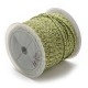 Fio Polycotton Acabamento Metálico 1.5mm - VERDE MIX/ DOURADO Fio Polycotton Acabamento Metálico 1.5mm - VERDE MIX/ DOURADO