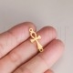 Conector/Entremeio Cruz Ankh 25x10mm em Aço Inoxidável 304 Dourado Conector/Entremeio Cruz Ankh 25x10mm em Aço Inoxidável 304 Dourado