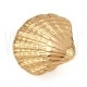 Anel Ajustável Concha em Aço Inoxidável Dourado 30x31mm Anel Ajustável Concha em Aço Inoxidável Dourado 30x31mm
