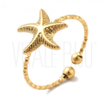 Anel Ajustável Estrela do Mar ...