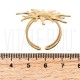 Anel Ajustável Sol em Aço Inoxidável 304 Dourado – 18mm