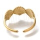 Anel Ajustável Concha em Aço Inoxidável 304 Dourado 8mm