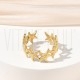  Anel Ajustável Estrela-do-Mar – Aço Inoxidável 304 Dourado