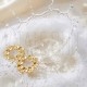 Brincos Flor 34x34,5mm em Aço Inoxidável 304 Dourado Brincos Flor 34x34,5mm em Aço Inoxidável 304 Dourado