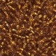 Pack Missangão Dourado Escuro 4mm - Miolo Prateado Pack Missangão Dourado Escuro 4mm - Miolo Prateado