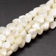 Conta Coração em Concha Natural Trochus Branco 8x8x3–4mm – Furo 1mm