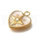 Pendente Coração c/ Zircônia 17x15mm  - Aço Inoxidável 304 - Dourado
