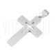 Pendente Cruz Recortada 42,5x28mm em Aço Inoxidável 304 Prateado Pendente Cruz Recortada 42,5x28mm em Aço Inoxidável 304 Prateado