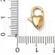 Fecho Mosquetão Coração em Aço Inoxidável 304 Dourado 13,5x9mm Fecho Mosquetão Coração em Aço Inoxidável 304 Dourado 13,5x9mm