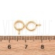 Argola para Pendente em Aço Inoxidável 304 Dourado 9,5x7x3mm Diâmetro Interior 5mm Argola para Pendente em Aço Inoxidável 304 Dourado 9,5x7x3mm Diâmetro Interior 5mm