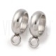 Argola para Pendente em Aço Inoxidável 304 Prateado 9,5x7x3mm Diâmetro Interior 5mm Argola para Pendente em Aço Inoxidável 304 Prateado 9,5x7x3mm Diâmetro Interior 5mm