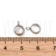 Argola para Pendente em Aço Inoxidável 304 Prateado 9,5x7x3mm Diâmetro Interior 5mm Argola para Pendente em Aço Inoxidável 304 Prateado 9,5x7x3mm Diâmetro Interior 5mm