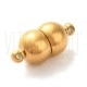 Fecho Magnético Redondo 17,5x8mm em Aço Inoxidável 304 com Banho Ouro 18K
