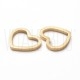 Pendente/Entremeio Coração 13,5x11,5mm em Aço Inoxidável 304 Dourado PVD Pendente/Entremeio Coração 13,5x11,5mm em Aço Inoxidável 304 Dourado PVD