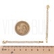 Extensor de Corrente em Aço Inoxidável 304 Dourado com Fecho Mosquetão 68,5mm para Bijuteria Extensor de Corrente em Aço Inoxidável 304 Dourado com Fecho Mosquetão 68,5mm para Bijuteria