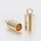 Terminal furo 5mm dourado - Aço Inox 304 Dourado  