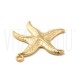 Pendente Estrela-do-Mar em Aço Inoxidável 304 Dourado 37mm