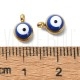 Pendente Olho Grego em Aço Inoxidável 201 Dourado com Esmalte Azul 8x5,4mm para Bijuteria Pendente Olho Grego em Aço Inoxidável 201 Dourado com Esmalte Azul 8x5,4mm para Bijuteria