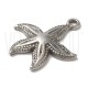 Pendente Estrela do Mar 25x22mm - Aço Inox Pendente Estrela do Mar 25x22mm - Aço Inox