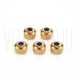 Conta Rondelle em Aço Inoxidável 201 Dourado 8x2mm Furo 3mm