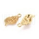 Pendente Búzio Vazado 20x10mm em Aço Inoxidável Banhado a Ouro 18K Pendente Búzio Vazado 20x10mm em Aço Inoxidável Banhado a Ouro 18K