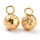Pendente Bolinha/Bola Texturizada 5mm - Aço Inox 304 Dourado