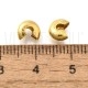 Pack 10 Capas de Travão 5,5mm em Aço Inoxidável 304 Banho Ouro 18K Pack 10 Capas de Travão 5,5mm em Aço Inoxidável 304 Banho Ouro 18K