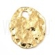 Pendente Oval Design 35x30mm - Aço Inox 304 Dourado - 18K