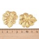 Pendente Folha em Aço Inoxidável 304 Dourado 38x33mm para Bijuteria Pendente Folha em Aço Inoxidável 304 Dourado 38x33mm para Bijuteria