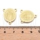 Centro de Terço Medalha Milagrosa em Aço Inoxidável 201 Banho Ouro 18K Oval 20x16,5x1,5mm Centro de Terço Medalha Milagrosa em Aço Inoxidável 201 Banho Ouro 18K Oval 20x16,5x1,5mm