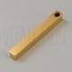 Pendente Barra Retangular em Aço Inoxidável 304 Dourado 39,5mm