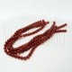 Fiada de Contas de Cornalina Natural Vermelho Escuro 8mm Redondas 48 Contas