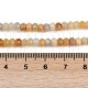 Fiada de Contas Jade Natural Laranja Rondelle Facetada 4-4,5mm Fiada de Contas Jade Natural Laranja Rondelle Facetada 4-4,5mm