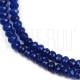 Fiada de Contas Jade Natural Azul Rondelle Facetada 4-4,5mm Fiada de Contas Jade Natural Azul Rondelle Facetada 4-4,5mm