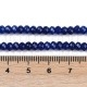 Fiada de Contas Jade Natural Azul Rondelle Facetada 4-4,5mm Fiada de Contas Jade Natural Azul Rondelle Facetada 4-4,5mm