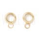 Argola para Pendente em Aço Inoxidável 201 Dourado 9x6x2mm Diâmetro Interior 4mm Argola para Pendente em Aço Inoxidável 201 Dourado 9x6x2mm Diâmetro Interior 4mm