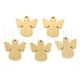 Pendente Anjo em Aço Inoxidável 304 Banho Ouro 18K PVD 15x15x1mm Pendente Anjo em Aço Inoxidável 304 Banho Ouro 18K PVD 15x15x1mm