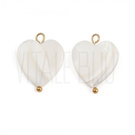 Pendente Coração Madrepérola  ...