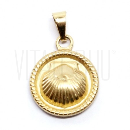 Pendente Concha 19x15mm - Aço ...