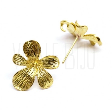 Base Brinco Flor 19x17mm - Cob...