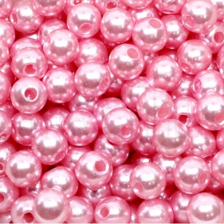 Pack 25g pérolas 8mm - Rosa