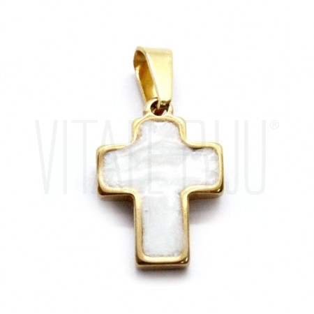 Pendente Cruz 16x11mm - Aço In...