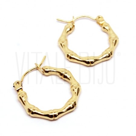 Brinco Argola Irregular 20mm -...