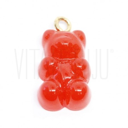 Pendente Gummy Bear 20x11mm Ve...